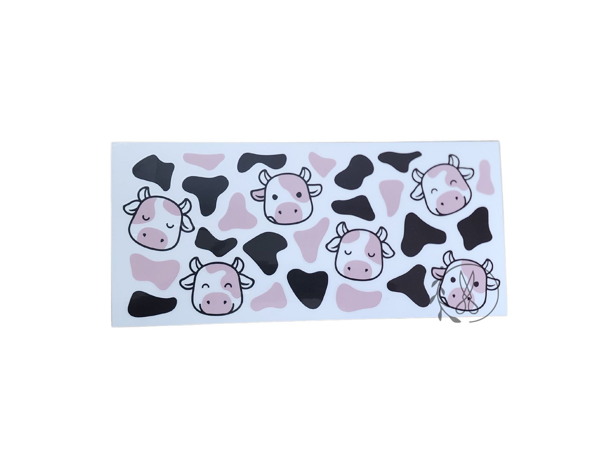 Uvdtf Cup Wraps Stickers，9sheets Cow Head Theme for Uv Dtf Cup Wrap Uvdtf  Cup Wraps Uv Dtf Transfer Sticker Uv Transfer Stickers for Cups Uv Transfer
